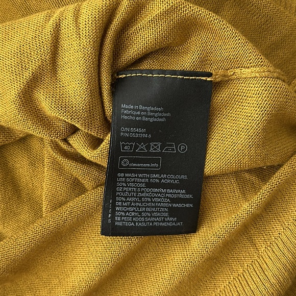 H&M | Mustard Long Sleeve Top - Picture 6 of 7